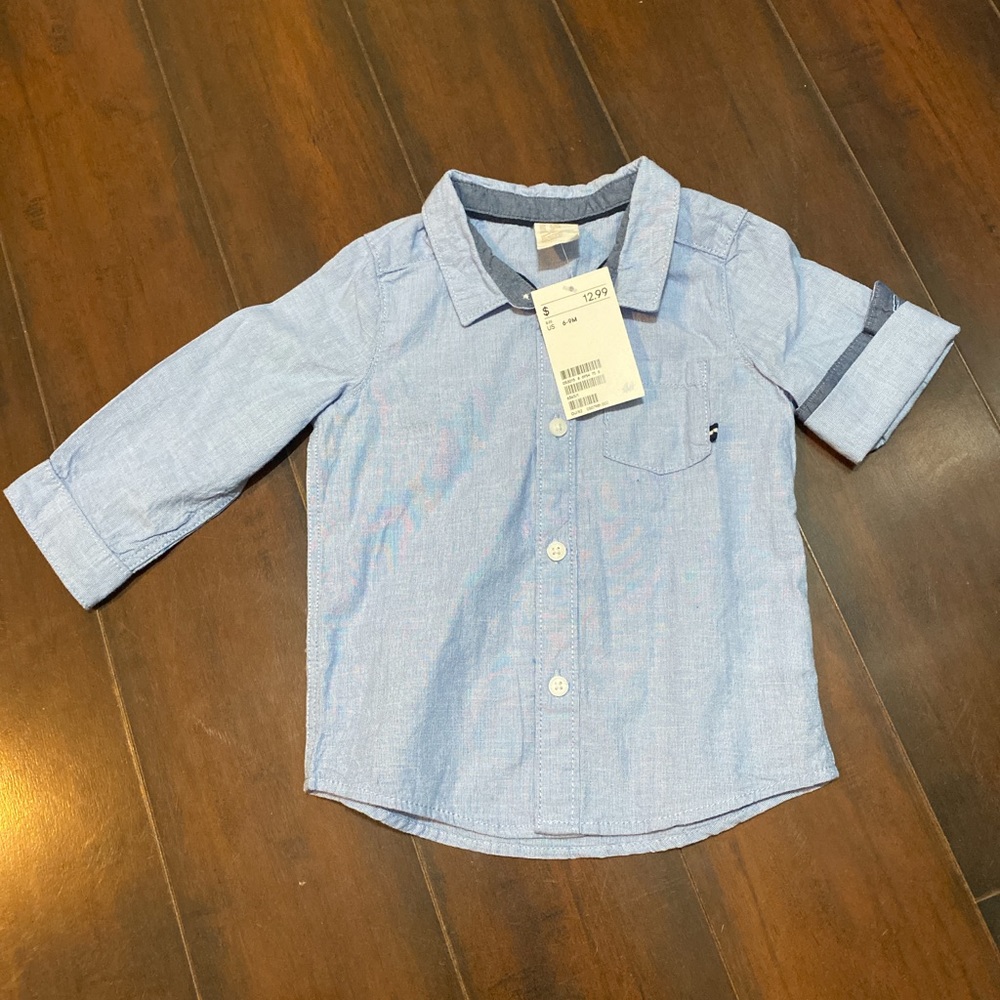H&M Blue Button Down